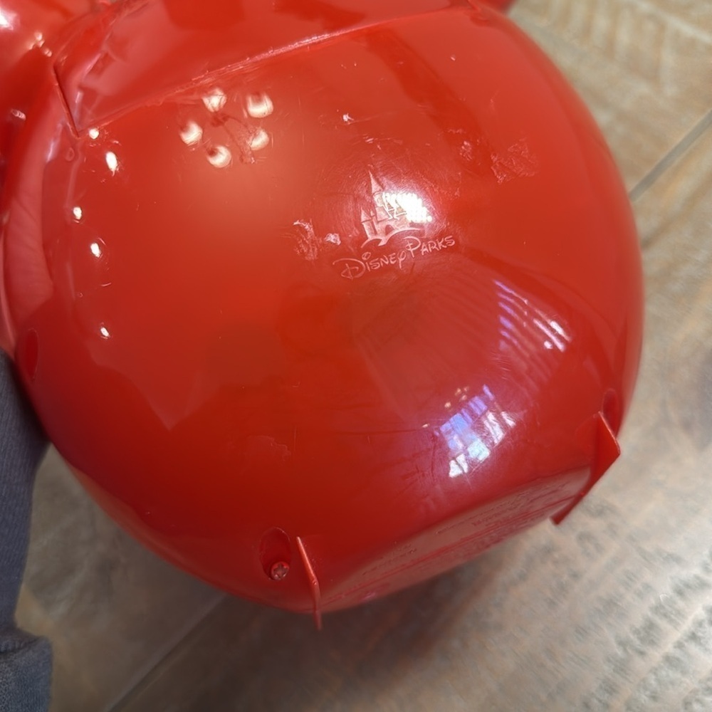 Disney parks 60th anniversary red Mickey Mouse balloon popcorn holder - Picture 5 of 10